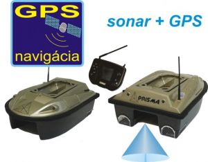 Zavážacia loďka + sonar + GPS Prisma